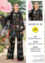 M.B Overall Printed 3 Piece Suit