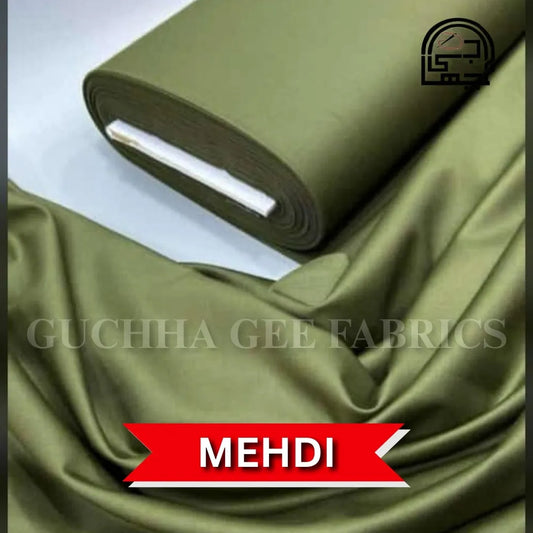Executive Wash & Wear Boski-Mehndi (5 Meter) - Guchha Gee Fabrics